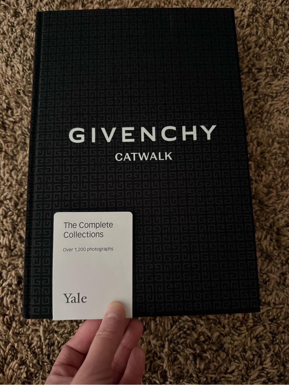 Givenchy Catwalk Hardcover Book - Black with White Text